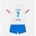 Maillot de foot Barcelona Ferran Torres #7 Extérieur vêtements enfant 2023-24 Manches Courtes (+ pantalon court)